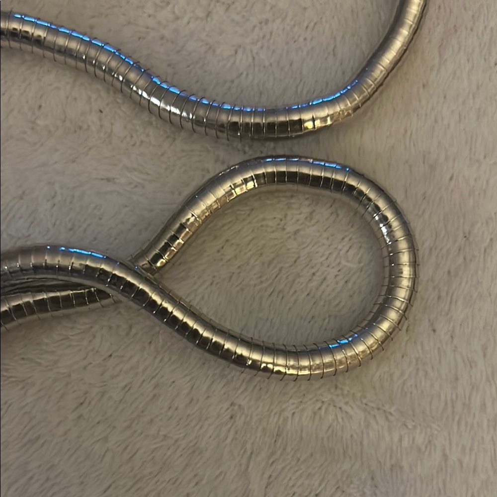 Silver Snake Necklace - Picture 6 of 12